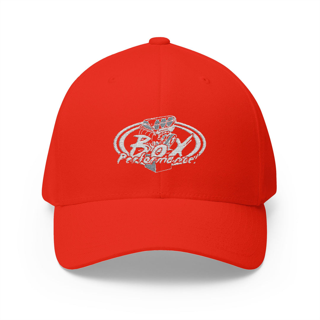 Flex Fit Embroidered 'Original Box Performance' Logo Hat Structured Closed-Back