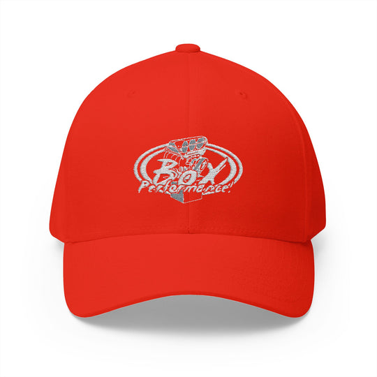 Flex Fit Embroidered 'Original Box Performance' Logo Hat Structured Closed-Back