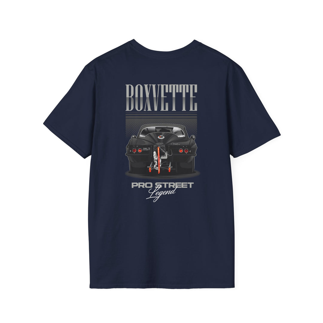 1965 Pro Street Corvette Softstyle T-shirt - Boxvette
