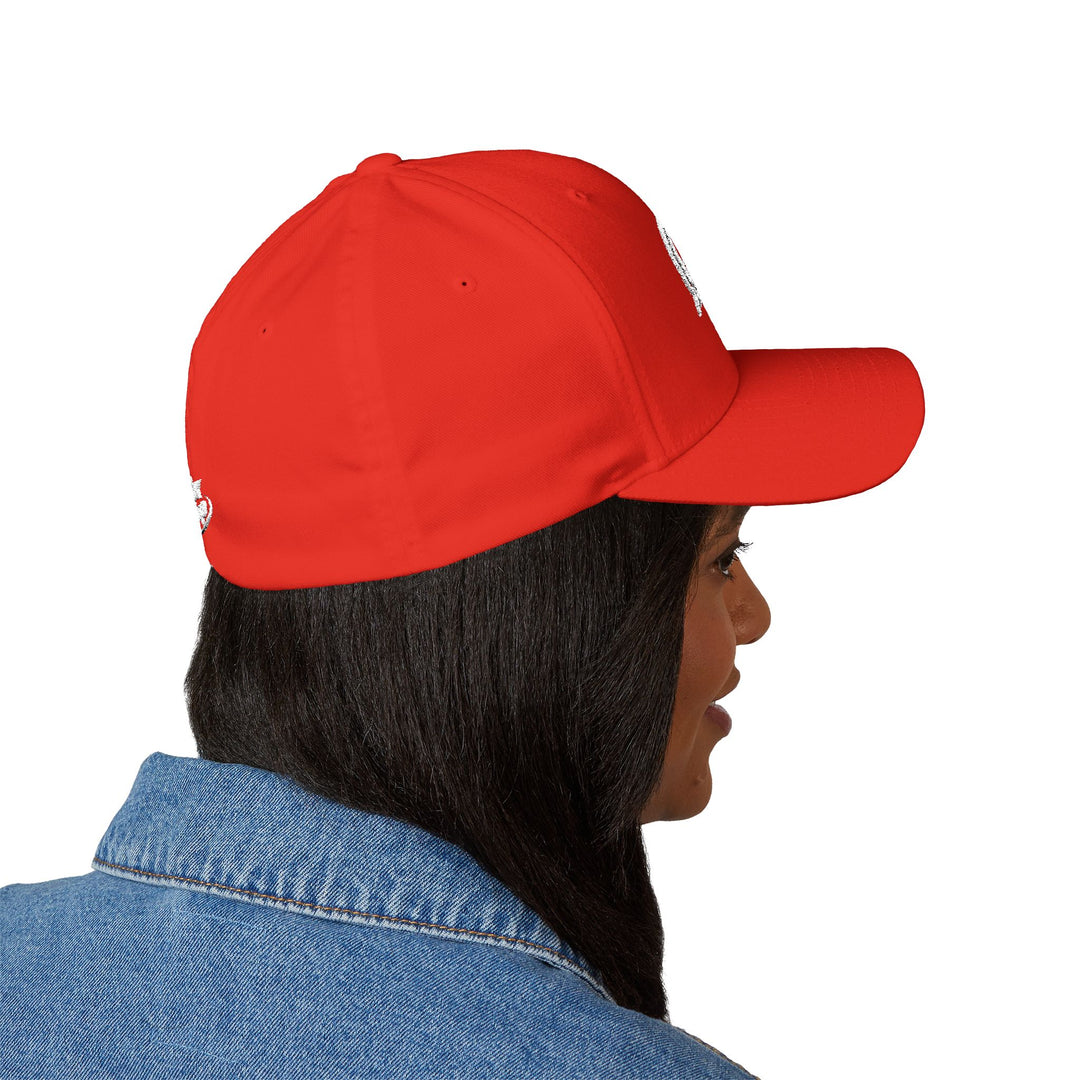 Flex Fit Embroidered 'Original Box Performance' Logo Hat Structured Closed-Back