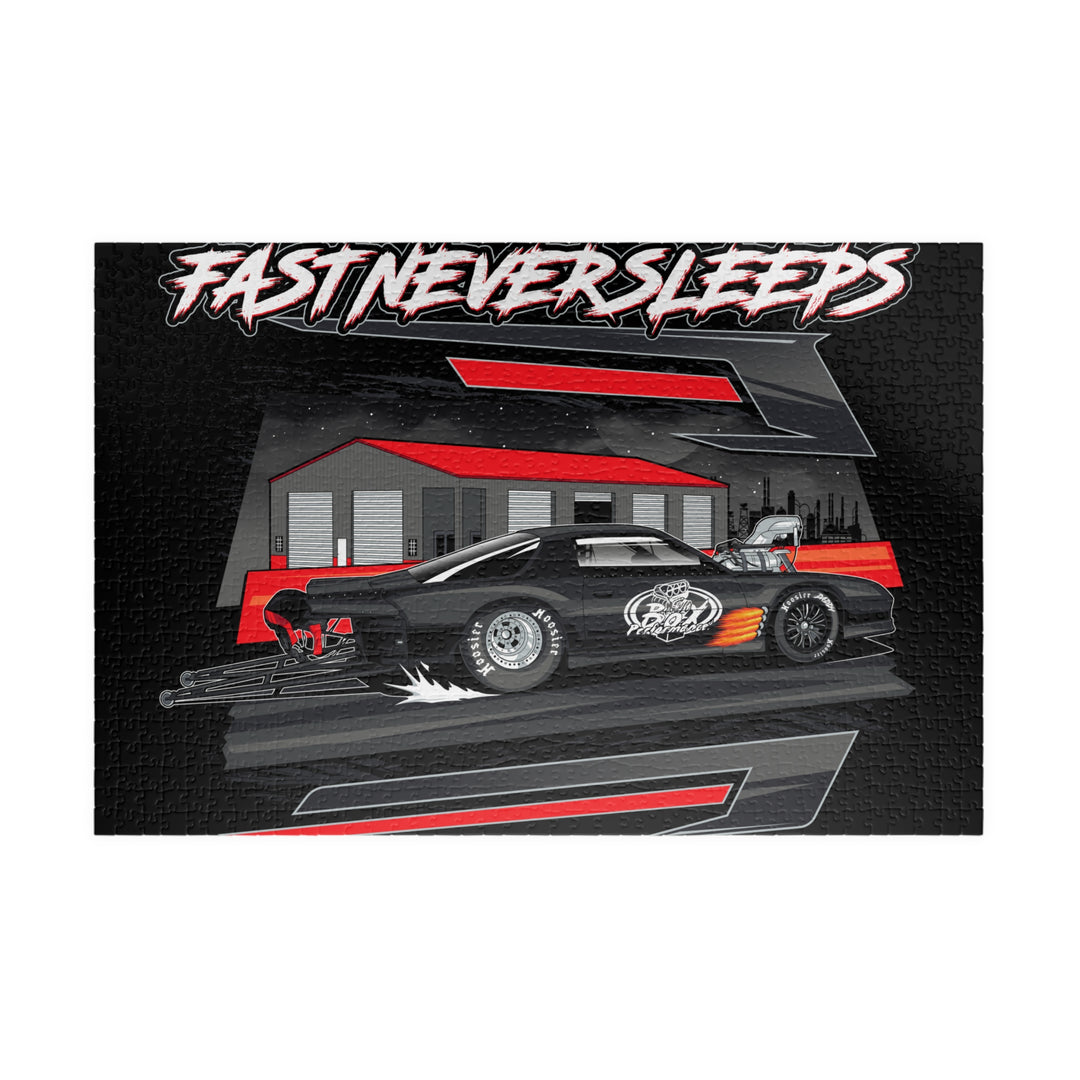 Blown Race Car 'Fast Never Sleeps" Jigsaw Puzzle (110/252/520/1014 pcs)