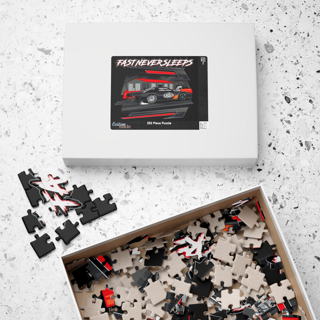 Blown Race Car 'Fast Never Sleeps" Jigsaw Puzzle (110/252/520/1014 pcs)