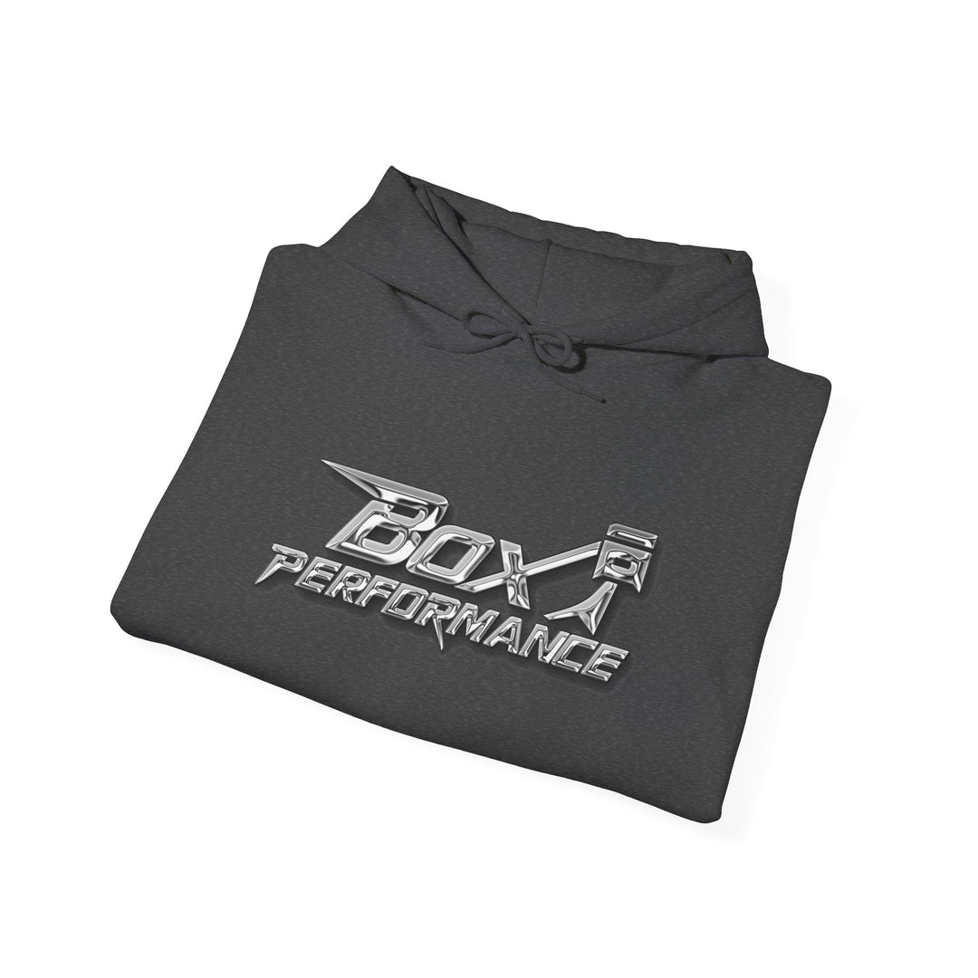 Box Performance Blower Design Logo Hoodie  50/50 Cotton Blend