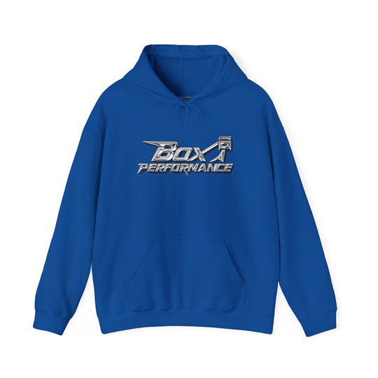 Box Performance Blower Design Logo Hoodie  50/50 Cotton Blend