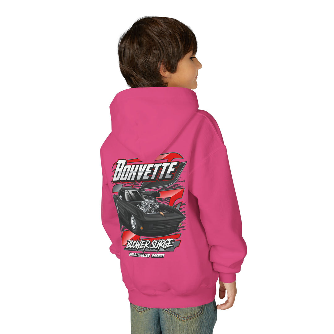 YOUTH Boxvette Muscle Car Hoodie - Multiple Colors
