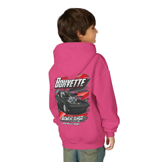 YOUTH Boxvette Muscle Car Hoodie - Multiple Colors