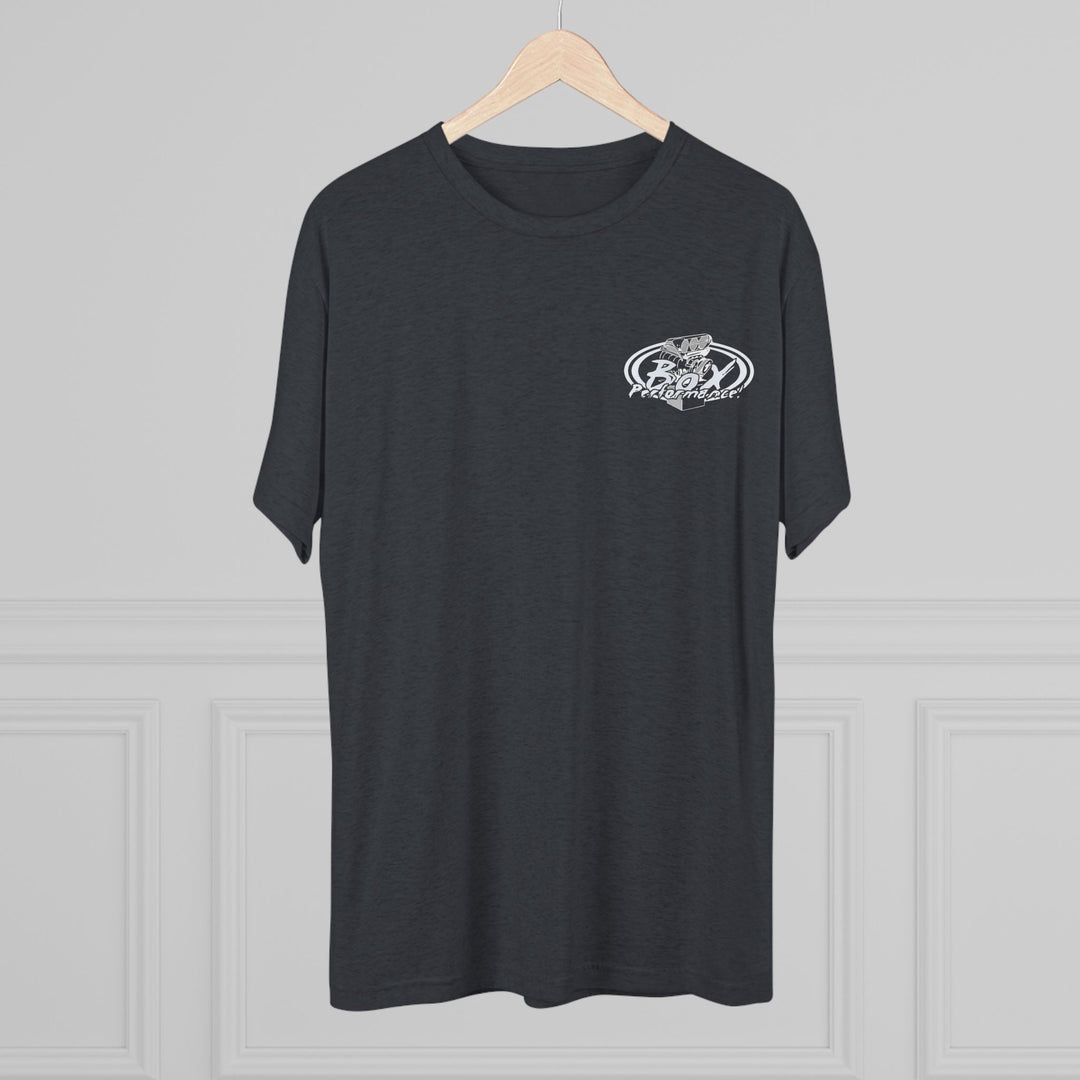 Fast Never Sleeps TRI BLEND Tee– for the Box Performance Collection from Supercharged Gear