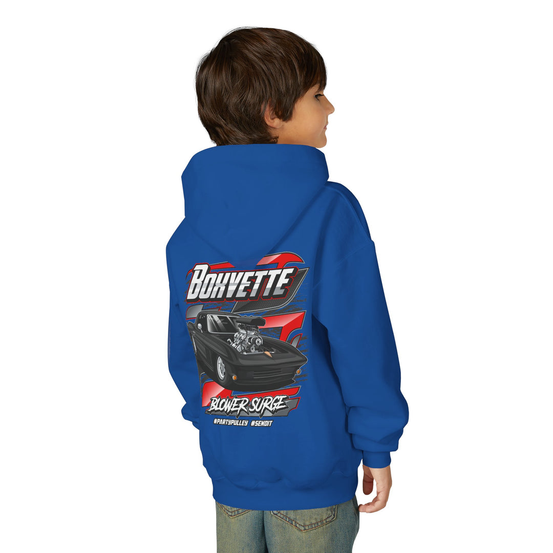 YOUTH Boxvette Muscle Car Hoodie - Multiple Colors