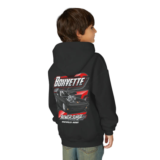 YOUTH Boxvette Muscle Car Hoodie - Multiple Colors