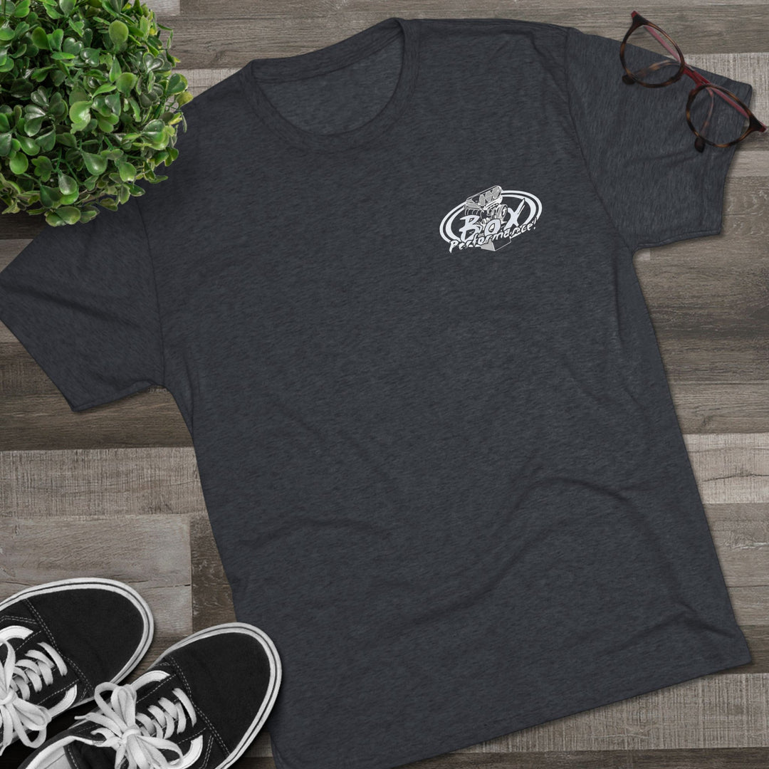 Fast Never Sleeps TRI BLEND Tee– for the Box Performance Collection from Supercharged Gear