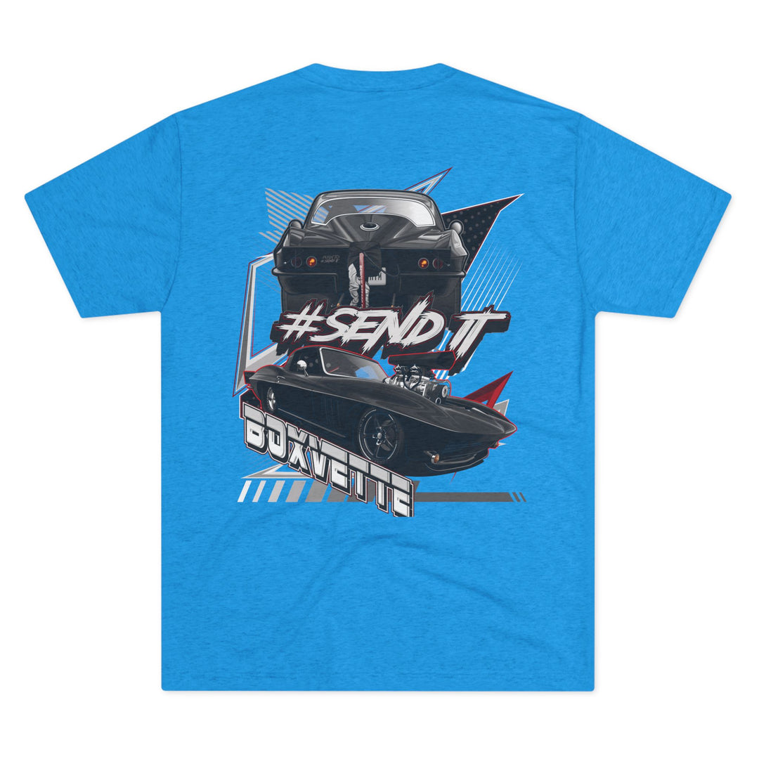 Boxvette #SENDIT Tri Blend Tee – Supercharged Gear | Boxvette Collection