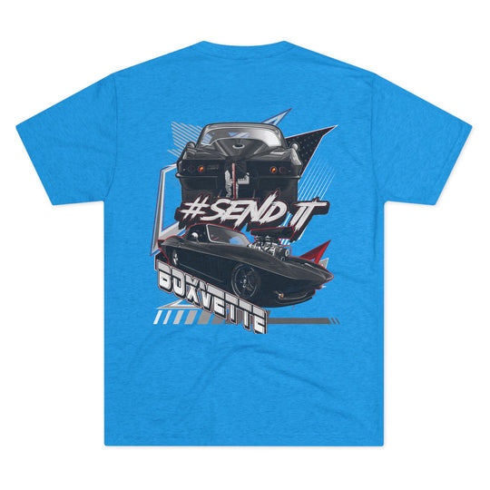 Boxvette #SENDIT Tri Blend Tee – Supercharged Gear | Boxvette Collection