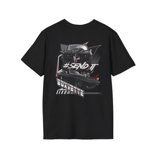 Pro Street Corvette #Send It Softstlye Cotton T-Shirt - Boxvette