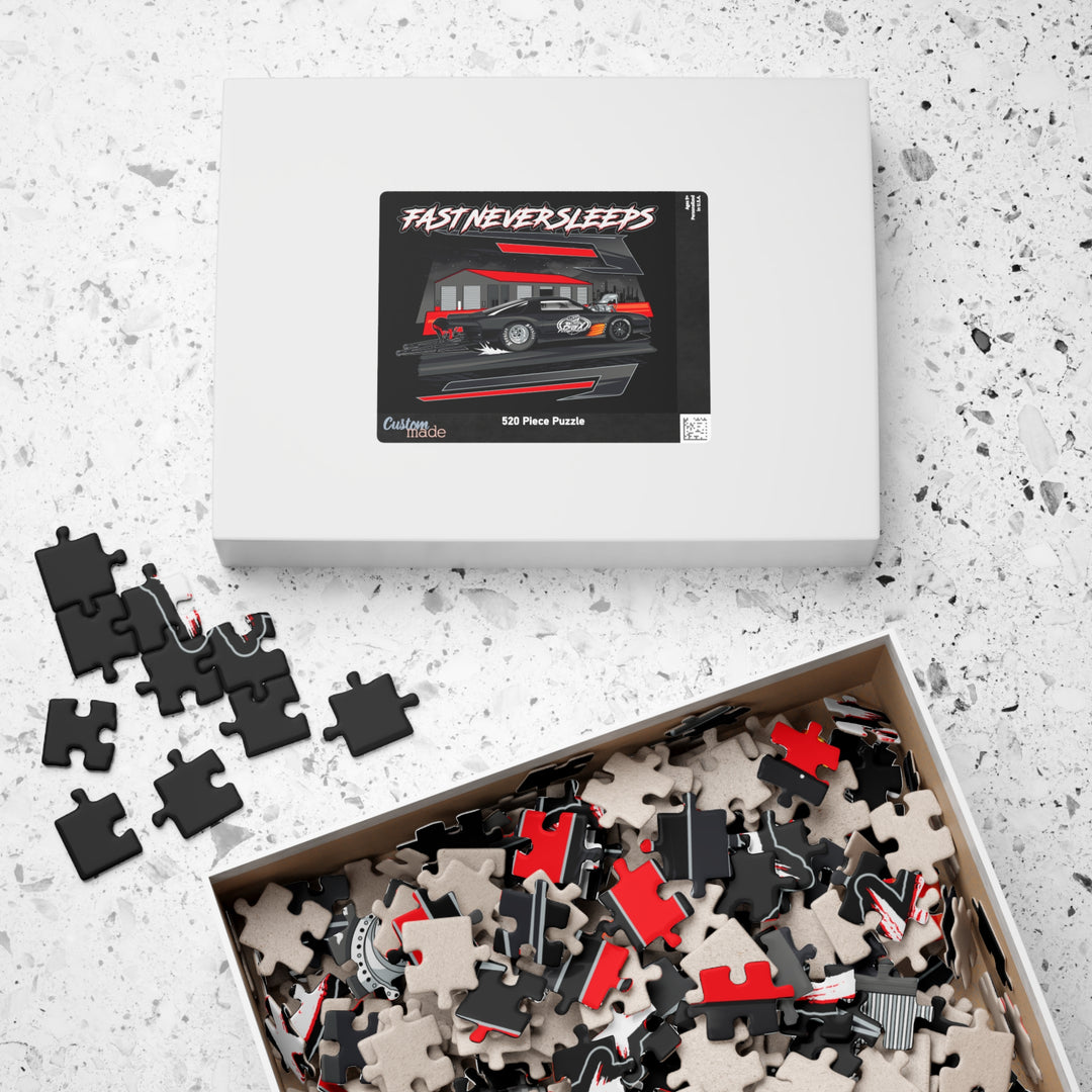 Blown Race Car 'Fast Never Sleeps" Jigsaw Puzzle (110/252/520/1014 pcs)