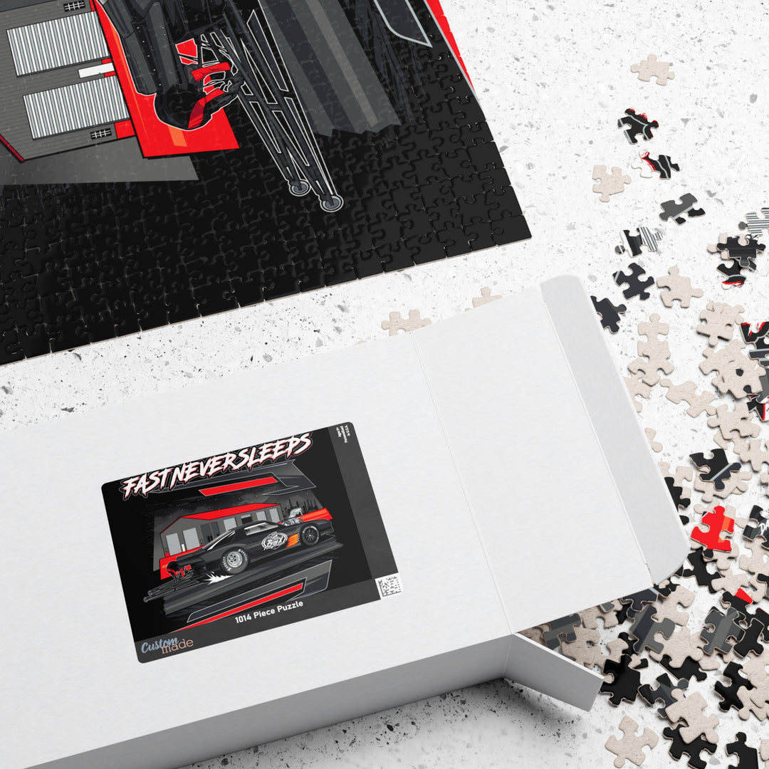Blown Race Car 'Fast Never Sleeps" Jigsaw Puzzle (110/252/520/1014 pcs)
