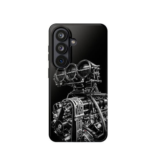 Engine V8 Black Magnetic Impact-Resistant Phone Case