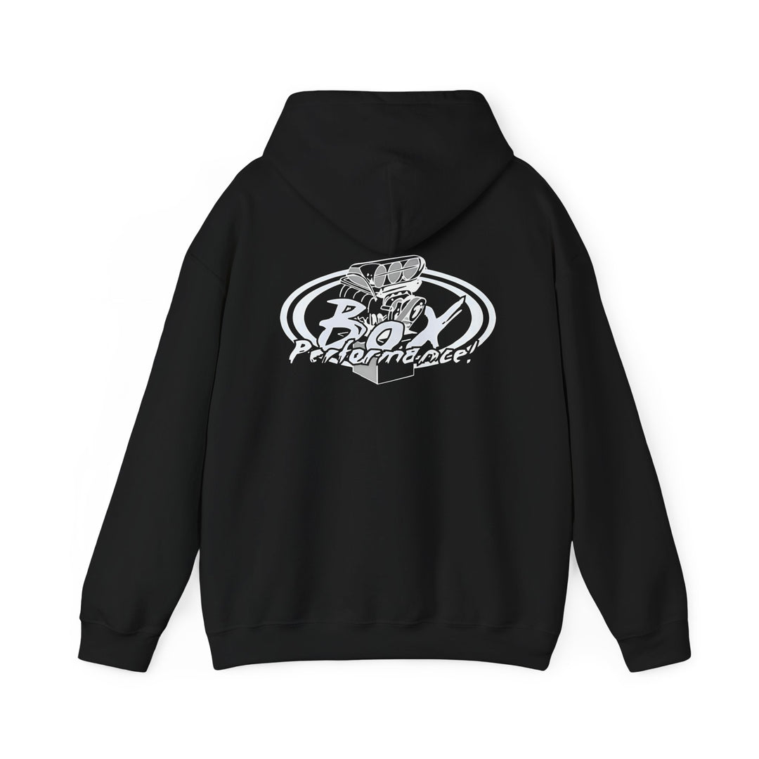 Box Performance Blower Design Logo Hoodie  50/50 Cotton Blend
