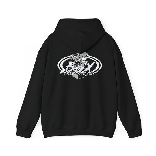Box Performance Blower Design Logo Hoodie  50/50 Cotton Blend