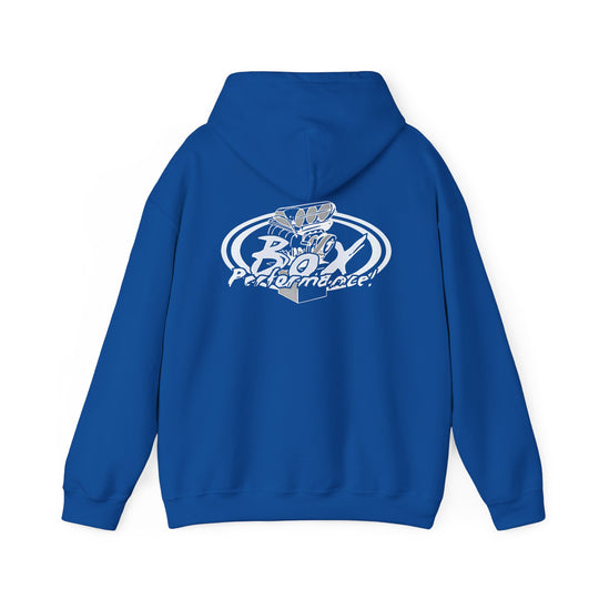 Box Performance Blower Design Logo Hoodie  50/50 Cotton Blend