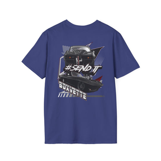 Pro Street Corvette #Send It Softstlye Cotton T-Shirt - Boxvette