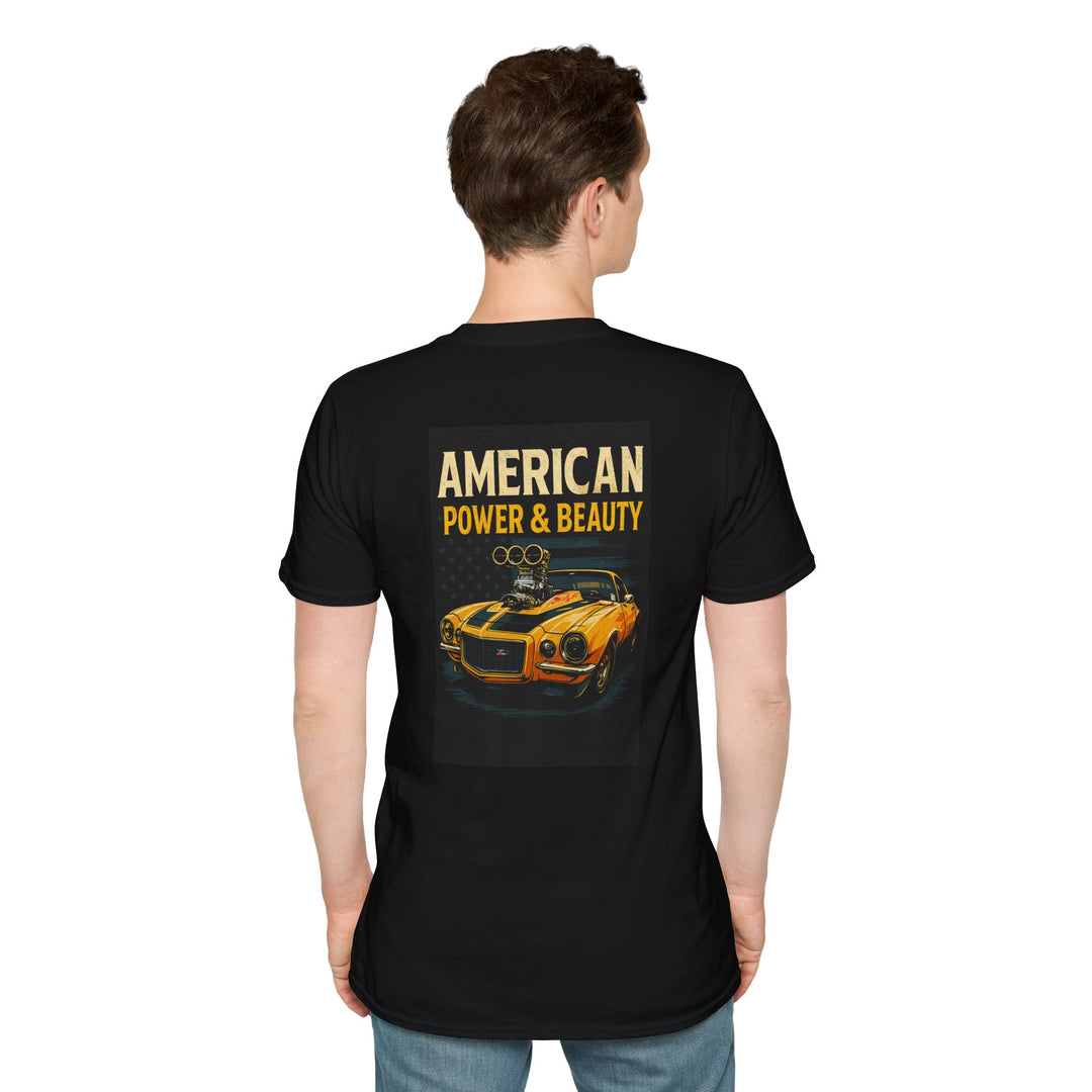 Supercharged Gear - American Power & Beauty Soft Camaro Soft Cotton T-Shirt