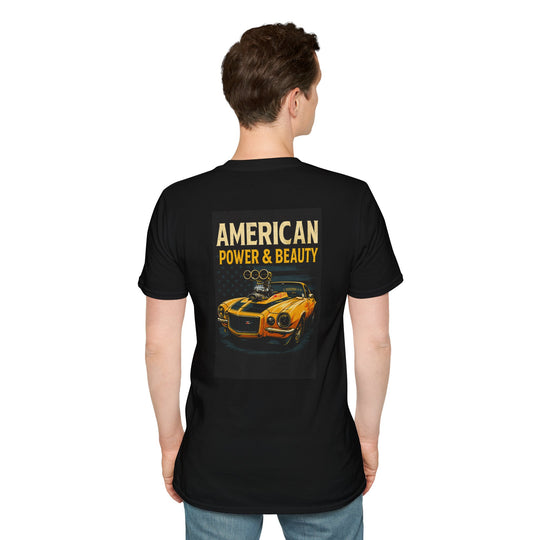 Supercharged Gear - American Power & Beauty Soft Camaro Soft Cotton T-Shirt
