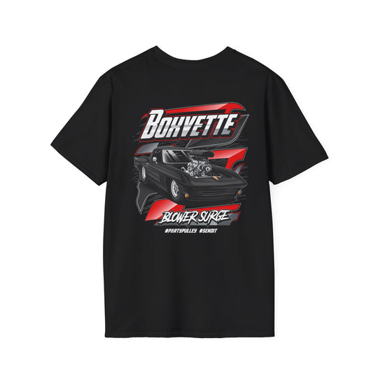 Boxvette Pro Street Corvette Blower Surge Softstyle T-Shirt