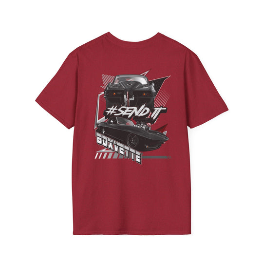 Pro Street Corvette #Send It Softstlye Cotton T-Shirt - Boxvette