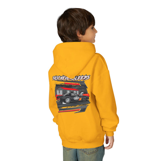 Youth Camaro Race Car Hoodie - Multiple Colors