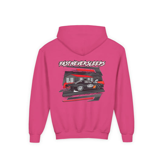 Youth Camaro Race Car Hoodie - Multiple Colors