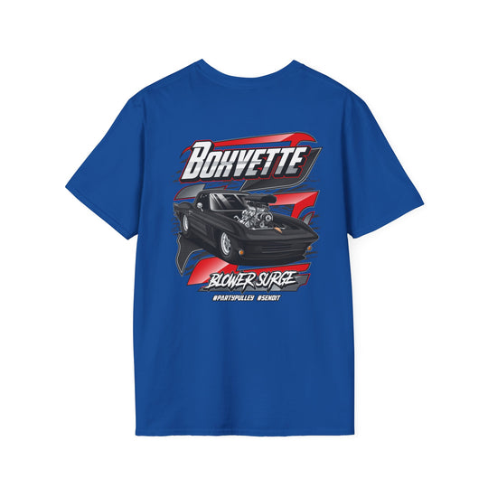 Boxvette Pro Street Corvette Blower Surge Softstyle T-Shirt