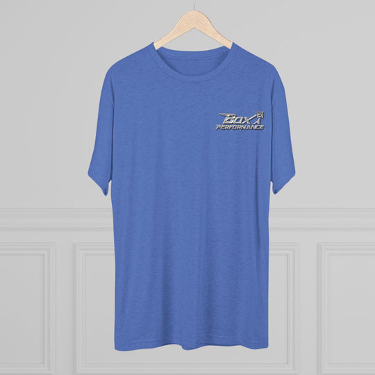 Box Performance Tri Blend Tee with Classic Blower Logo on Back