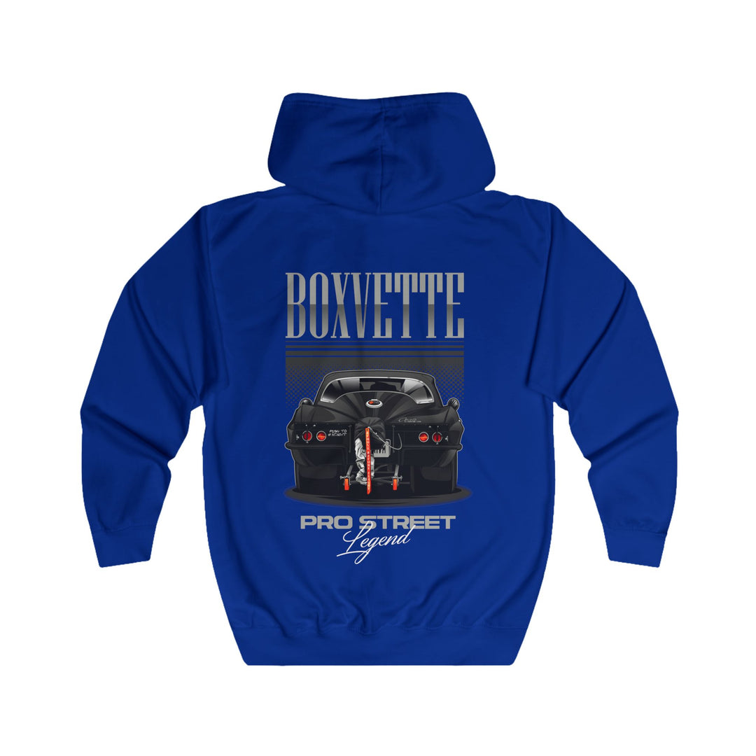Boxvette Legend Pro Street 65 Corvette Zip Hoodie