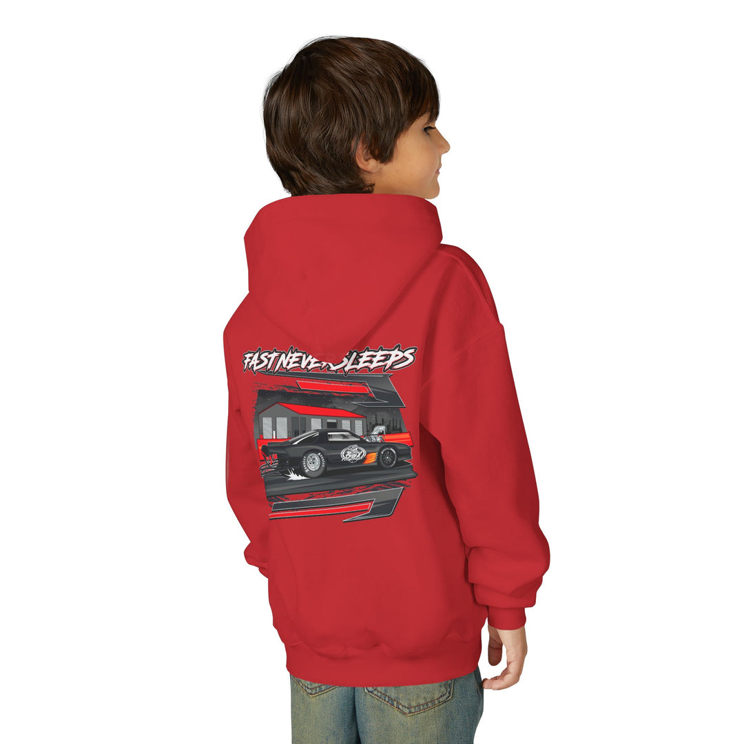 Youth Camaro Race Car Hoodie - Multiple Colors