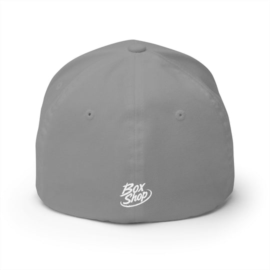 Box Performance Flexfit Embroidered Hat with Piston Logo — Closed‑Back Hat