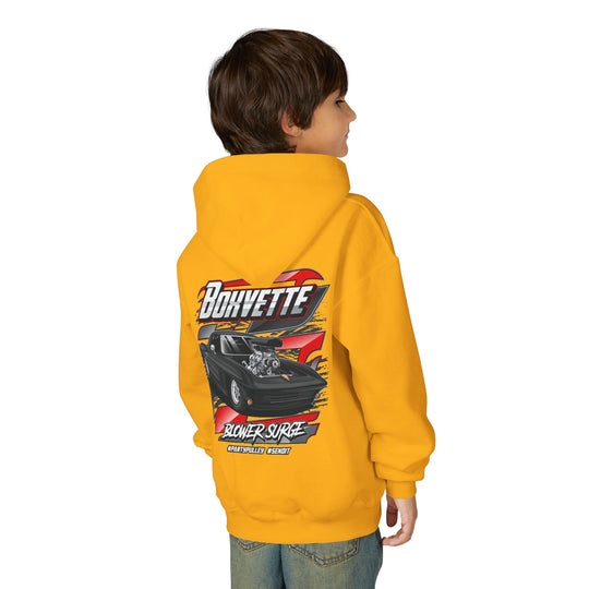 YOUTH Boxvette Muscle Car Hoodie - Multiple Colors