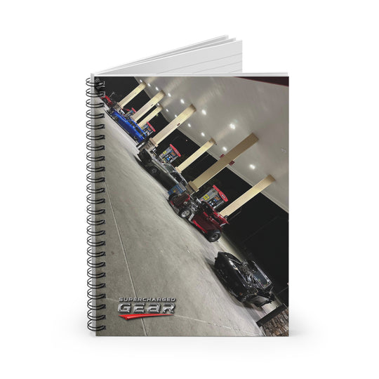 Supercharged Gear 6 x 8 Spiral Notebook - Featuring Box Performance Hot Rods & Muscle Cars (6 x 8)