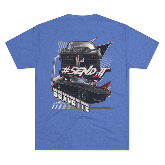 Boxvette #SENDIT Tri Blend Tee – Supercharged Gear | Boxvette Collection