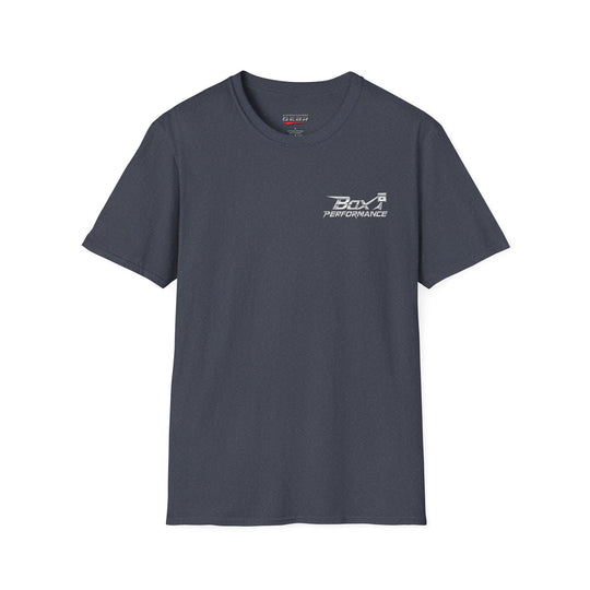 Box Performance Shop Softstyle Tee Shirt Design with Blower Logo on Back