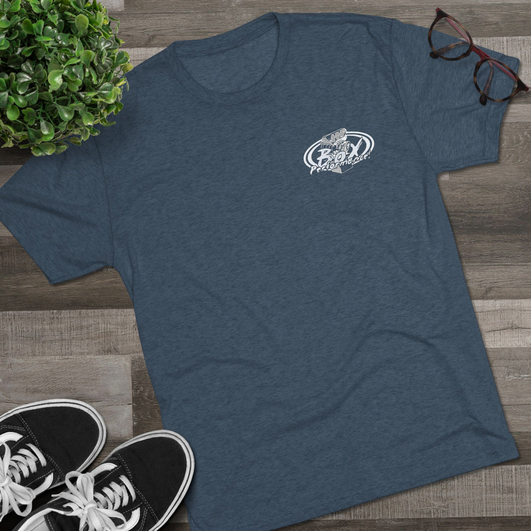 Fast Never Sleeps TRI BLEND Tee– for the Box Performance Collection from Supercharged Gear