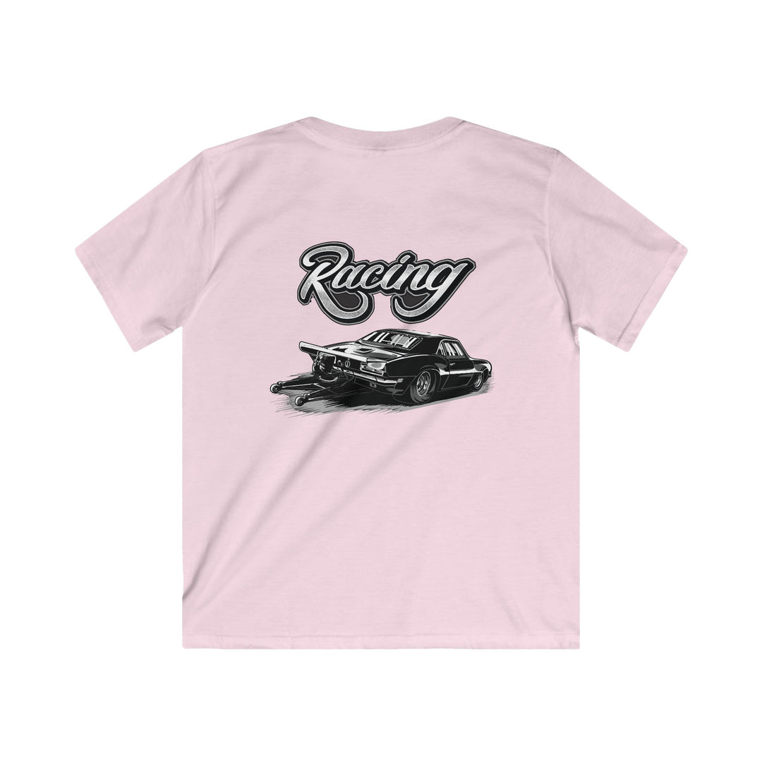 Kids Drag Racing T‑Shirt - Car Graphic Tee