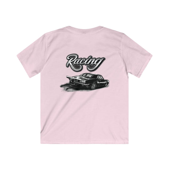 Kids Drag Racing T‑Shirt - Car Graphic Tee