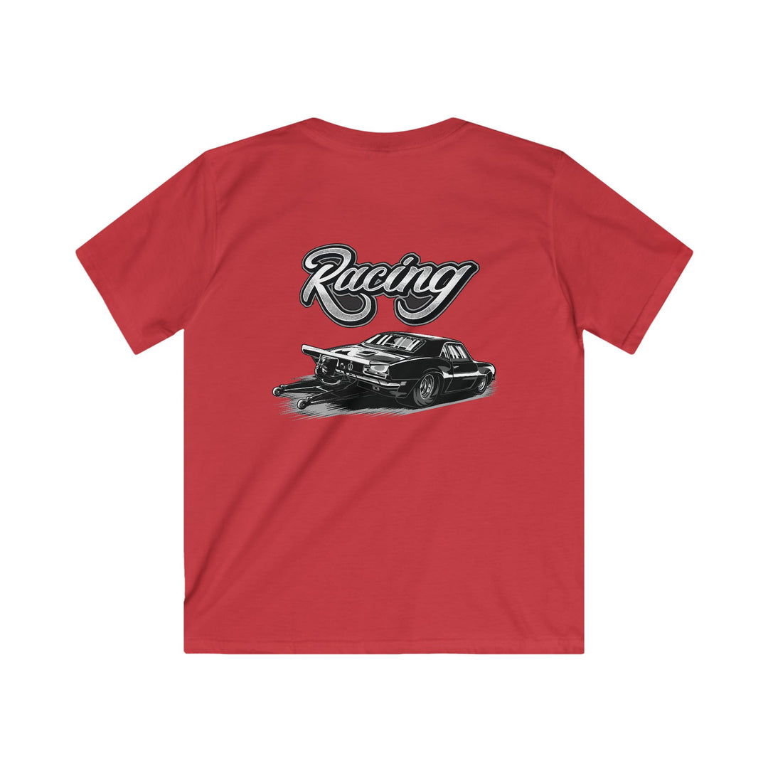 Kids Drag Racing T‑Shirt - Car Graphic Tee