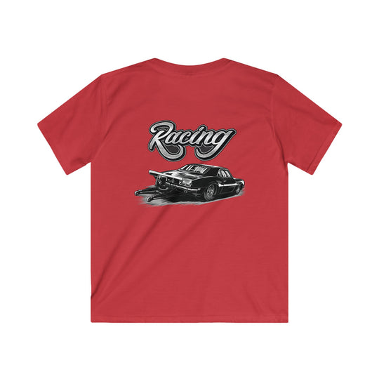 Kids Drag Racing T‑Shirt - Car Graphic Tee