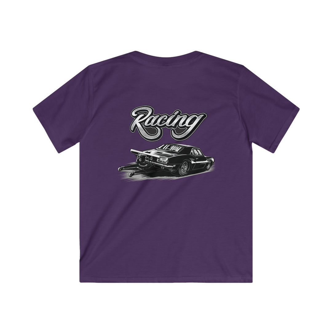 Kids Drag Racing T‑Shirt - Car Graphic Tee