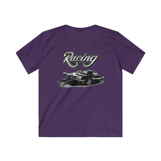 Kids Drag Racing T‑Shirt - Car Graphic Tee