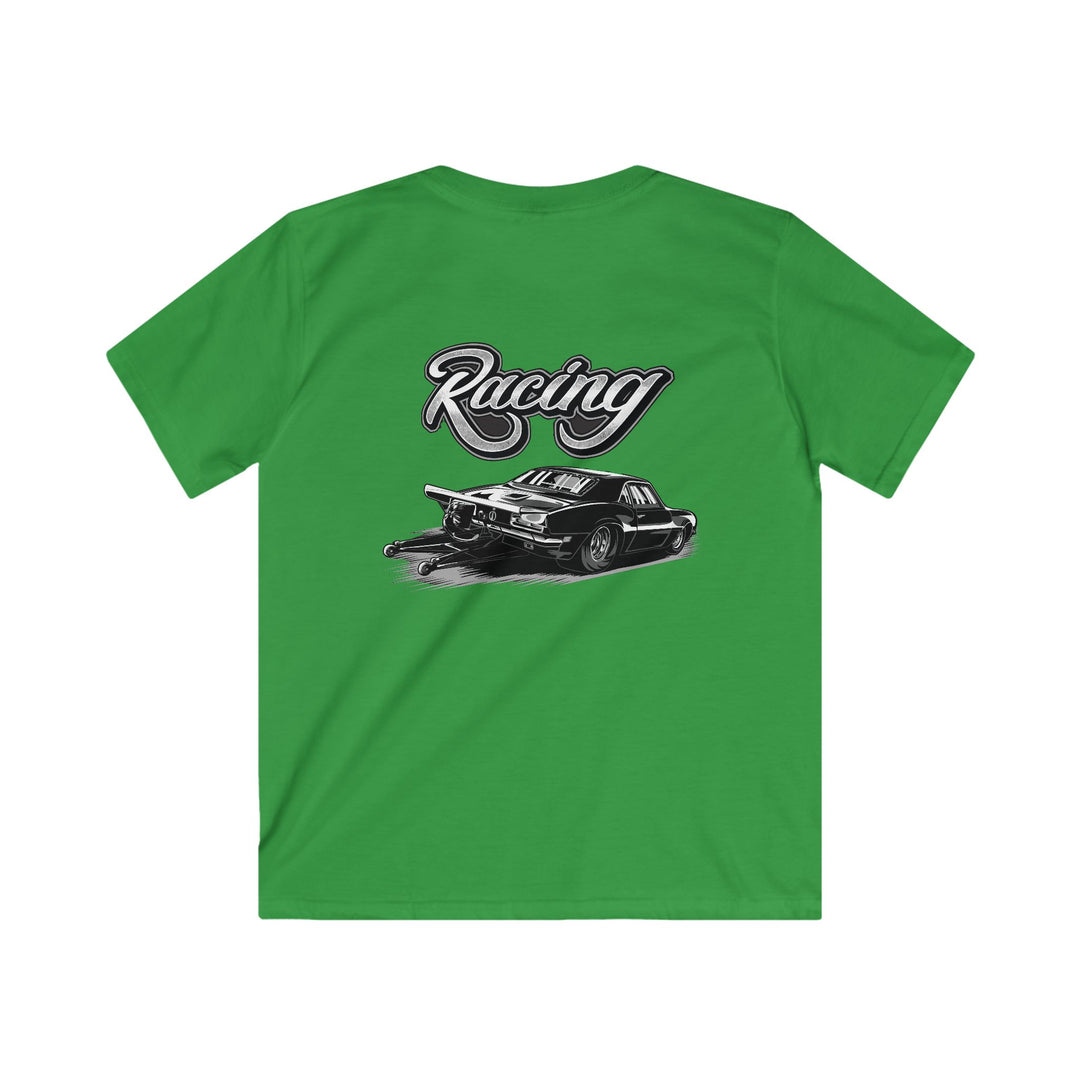 Kids Drag Racing T‑Shirt - Car Graphic Tee