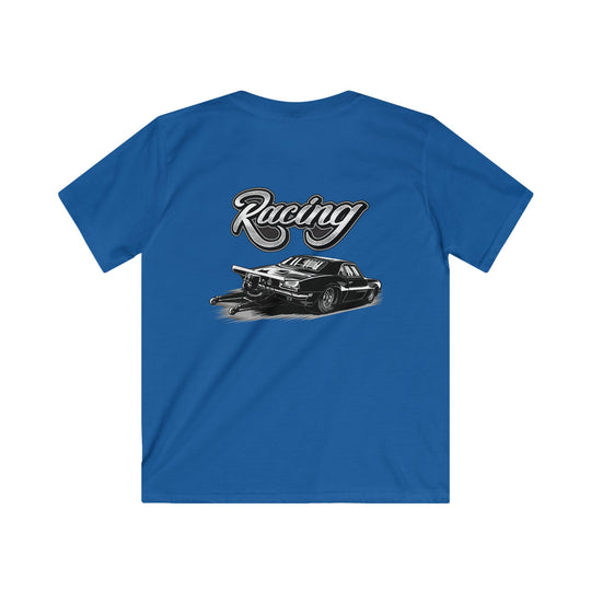 Kids Drag Racing T‑Shirt - Car Graphic Tee