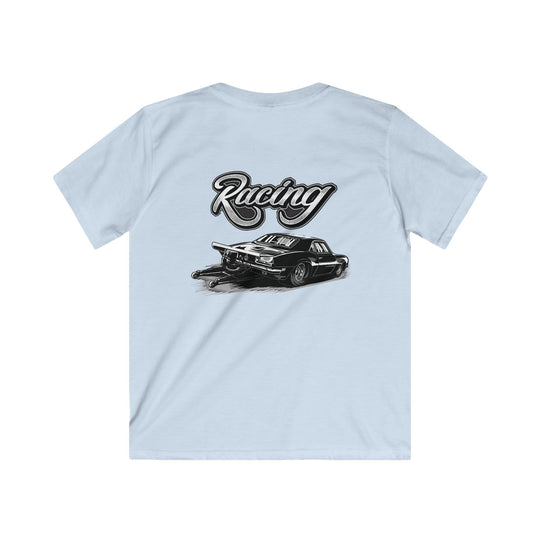 Kids Drag Racing T‑Shirt - Car Graphic Tee