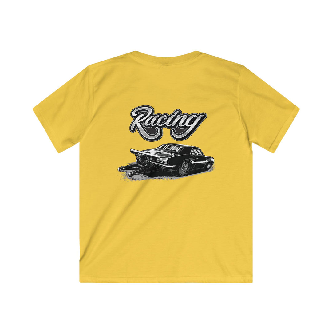 Kids Drag Racing T‑Shirt - Car Graphic Tee